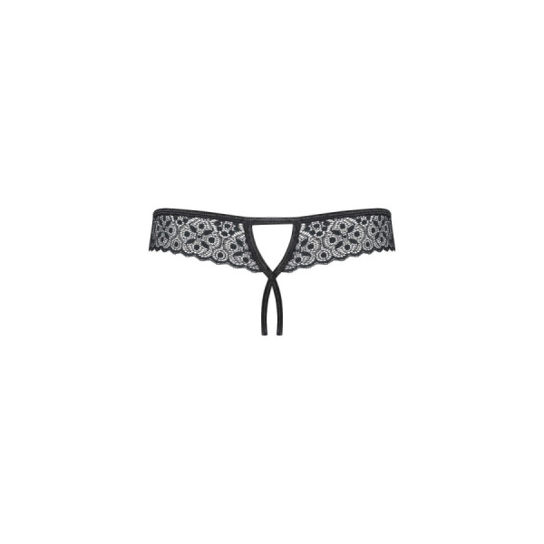 Shibu String ouvert - Noir